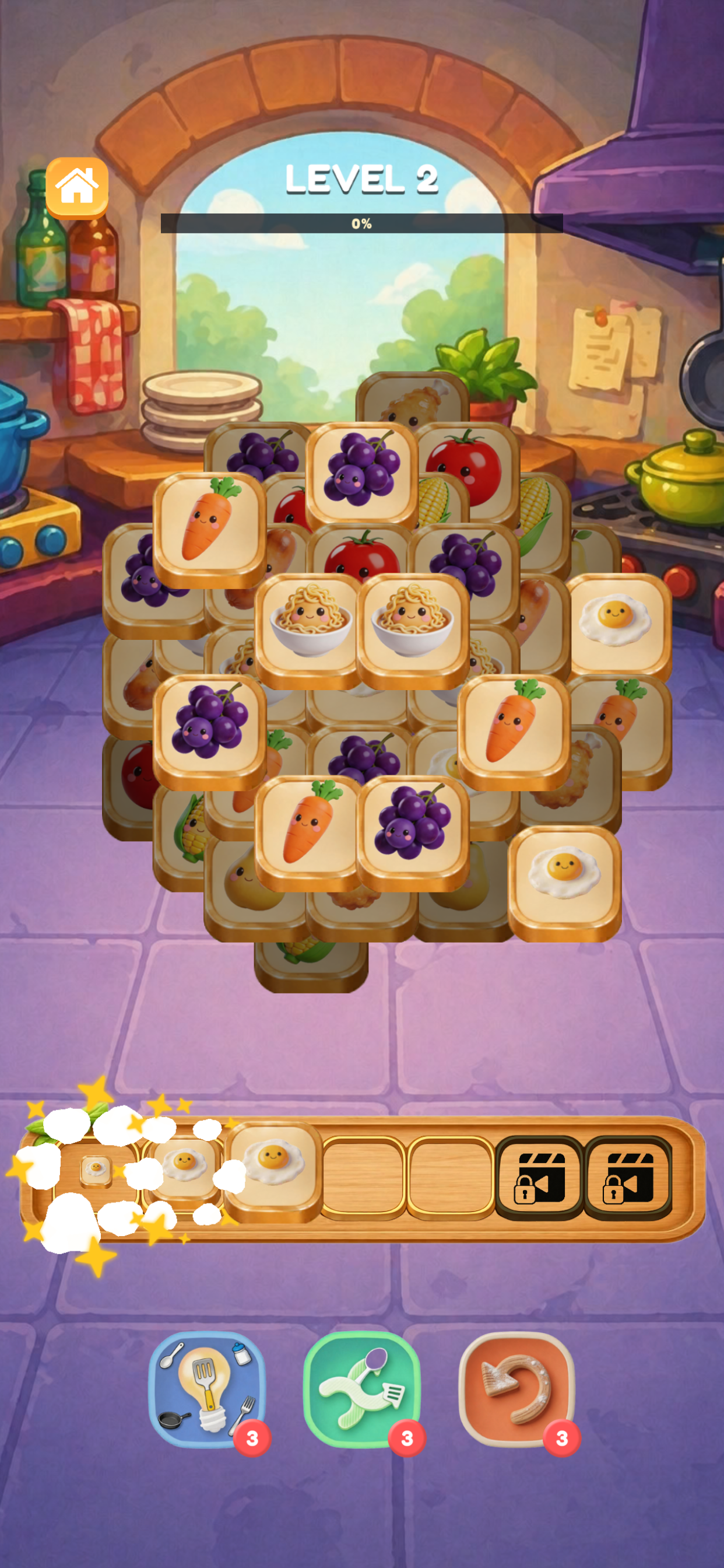Tasty Match board gameplay screenshot
